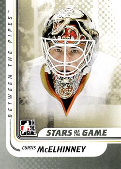 2010-11 In The Game Between The Pipes #100 Curtis McElhinney Front