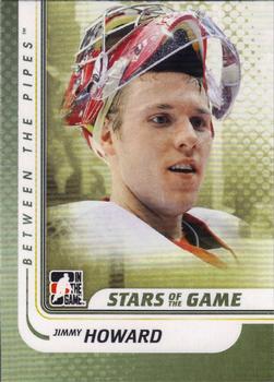 2010-11 In The Game Between The Pipes #110 Jimmy Howard Front