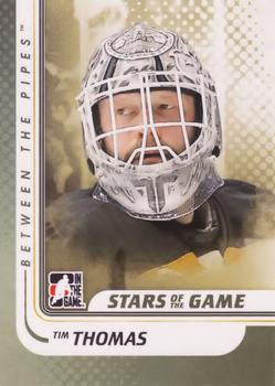 2010-11 In The Game Between The Pipes #140 Tim Thomas Front
