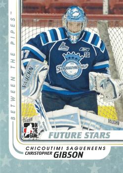2010-11 In The Game Between The Pipes #7 Christopher Gibson Front