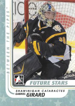 2010-11 In The Game Between The Pipes #13 Gabriel Girard Front