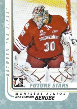 2010-11 In The Game Between The Pipes #18 Jean-Francois Berube Front