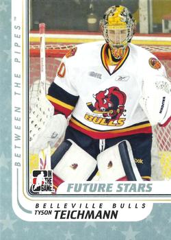 2010-11 In The Game Between The Pipes #45 Tyson Teichmann Front
