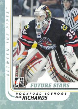 2010-11 In The Game Between The Pipes #46 Alec Richards Front