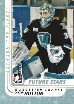 2010-11 In The Game Between The Pipes #52 Carter Hutton Front