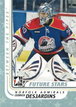 2010-11 In The Game Between The Pipes #53 Cedrick Desjardins Front