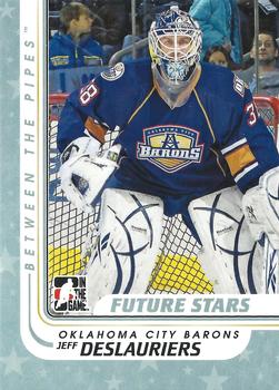 2010-11 In The Game Between The Pipes #63 Jeff Deslauriers Front