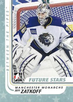 2010-11 In The Game Between The Pipes #65 Jeff Zatkoff Front