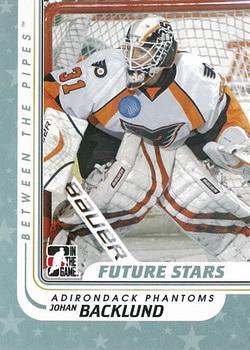 2010-11 In The Game Between The Pipes #68 Johan Backlund Front