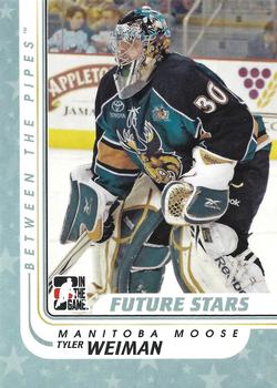 2010-11 In The Game Between The Pipes #86 Tyler Weiman Front