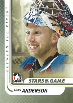 2010-11 In The Game Between The Pipes #99 Craig Anderson Front