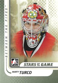 2010-11 In The Game Between The Pipes #122 Marty Turco Front