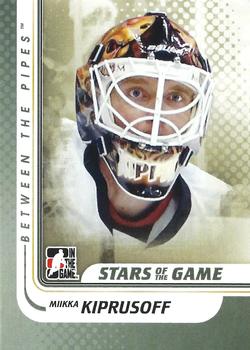 2010-11 In The Game Between The Pipes #125 Miikka Kiprusoff Front