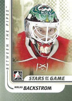 2010-11 In The Game Between The Pipes #128 Niklas Backstrom Front