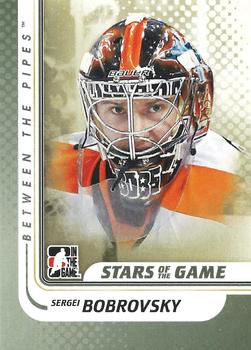 2010-11 In The Game Between The Pipes #139 Sergei Bobrovsky Front