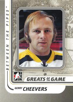 2010-11 In The Game Between The Pipes #161 Gerry Cheevers Front