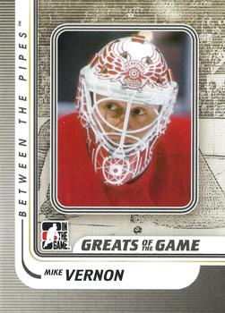 2010-11 In The Game Between The Pipes #173 Mike Vernon Front