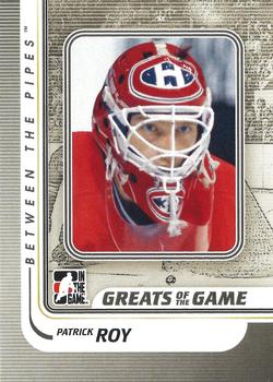2010-11 In The Game Between The Pipes #175 Patrick Roy Front