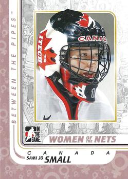2010-11 In The Game Between The Pipes #187 Sami Jo Small Front