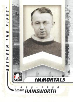 2010-11 In The Game Between The Pipes #192 George Hainsworth Front