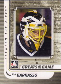 2010-11 In The Game Between The Pipes #184 Tom Barrasso Front