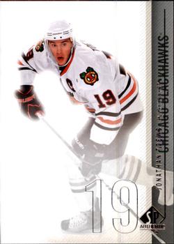 2010-11 SP Authentic #37 Jonathan Toews Front