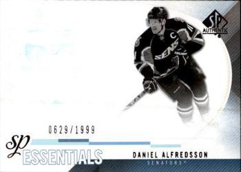 2010-11 SP Authentic #161 Daniel Alfredsson Front