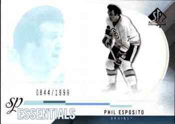 2010-11 SP Authentic #162 Phil Esposito Front