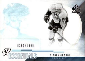 2010-11 SP Authentic #187 Sidney Crosby Front