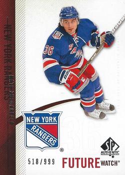 2010-11 SP Authentic #222 Mats Zuccarello-Aasen Front