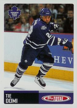 2002-03 Topps Total #262 Tie Domi Front