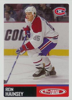 2002-03 Topps Total #402 Ron Hainsey Front