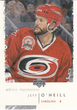 2002-03 Upper Deck Artistic Impressions #16 Jeff O'Neill Front
