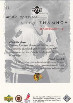 2002-03 Upper Deck Artistic Impressions #17 Alexei Zhamnov Back