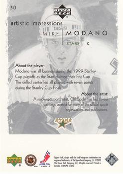 2002-03 Upper Deck Artistic Impressions #30 Mike Modano Back
