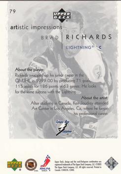 2002-03 Upper Deck Artistic Impressions #79 Brad Richards Back
