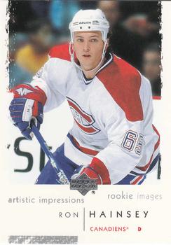 2002-03 Upper Deck Artistic Impressions #100 Ron Hainsey Front