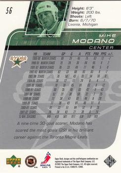 2002-03 Upper Deck #56 Mike Modano Back
