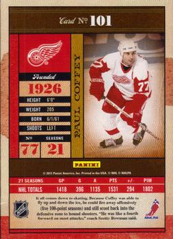 2010-11 Playoff Contenders #101 Paul Coffey Back