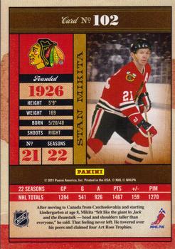 2010-11 Playoff Contenders #102 Stan Mikita Back
