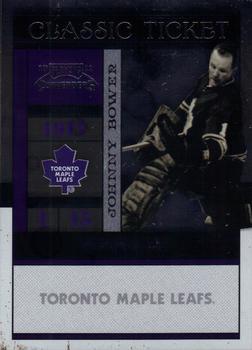 2010-11 Playoff Contenders #113 Johnny Bower Front