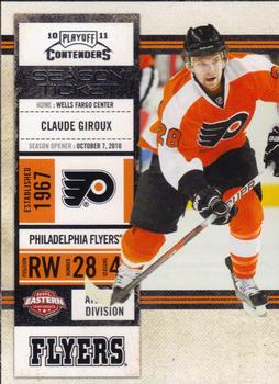 2010-11 Playoff Contenders #14 Claude Giroux Front