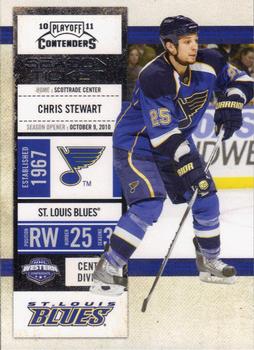 2010-11 Playoff Contenders #45 Chris Stewart Front