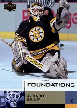2002-03 Upper Deck Foundations #1 Andy Moog Front