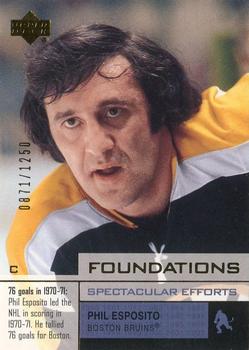2002-03 Upper Deck Foundations #109 Phil Esposito Front