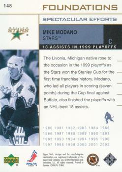 2002-03 Upper Deck Foundations #148 Mike Modano Back