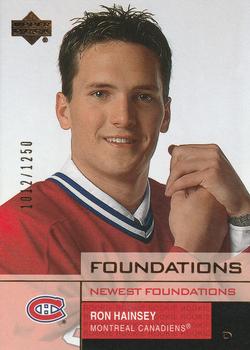2002-03 Upper Deck Foundations #157 Ron Hainsey Front