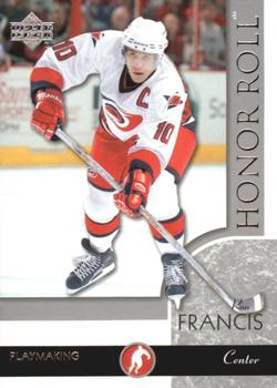2002-03 Upper Deck Honor Roll #11 Ron Francis Front