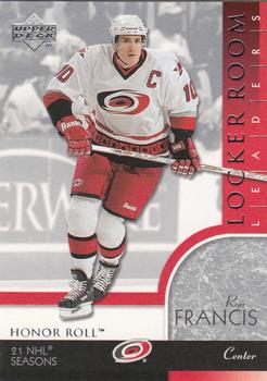 2002-03 Upper Deck Honor Roll #76 Ron Francis Front