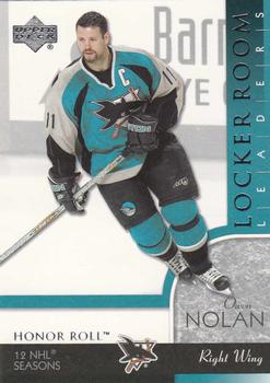 2002-03 Upper Deck Honor Roll #95 Owen Nolan Front